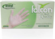 Load image into Gallery viewer, Falcon Vinyl Gloves Clear Powder Free Medium