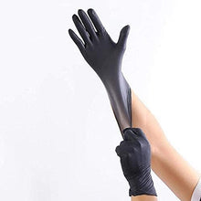 Load image into Gallery viewer, Falcon Nitrile Gloves Black Powder Free Small