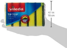 Load image into Gallery viewer, Vileda Dish Washing Medium Foam Sponge Scourer