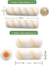Load image into Gallery viewer, Paint Roller Set for Walls and Ceilings Painting Supplies