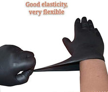 Load image into Gallery viewer, Falcon Nitrile Gloves Black Powder Free Small