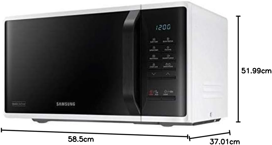 Samsung Solo Microwave with Quick Defrost White