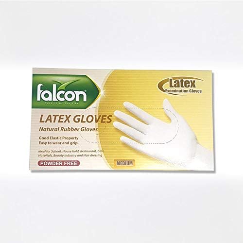 Falcon Latex Gloves Powder Free Pack