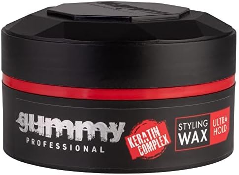 Gummy Hair Styling Gel Wax Ultra Hold Red