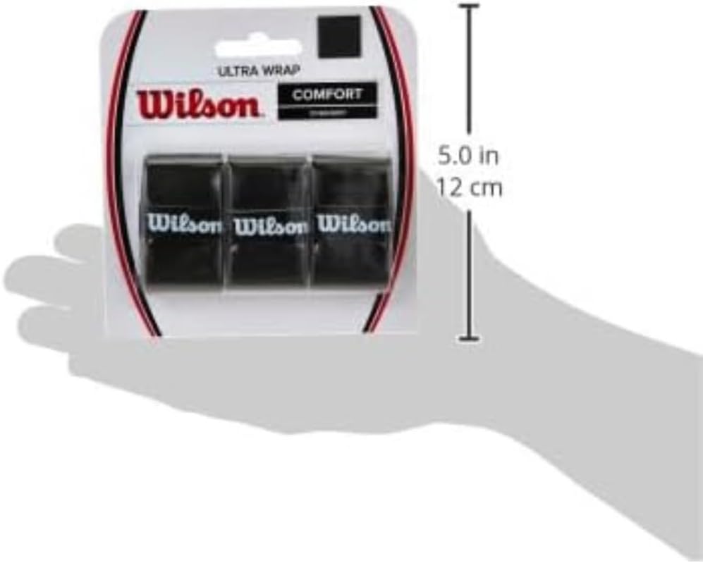 Wilson Ultra Wrap Overgrip Unisex Black Pack