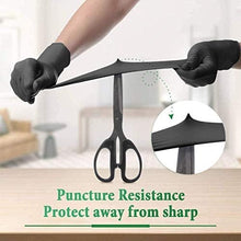 Load image into Gallery viewer, Falcon Nitrile Gloves Black Powder Free Small