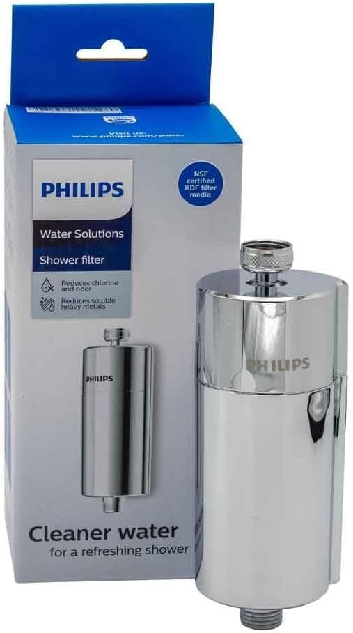 Philips Water In-Line Shower Filter Reduces Chlorine