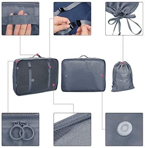 AISONBO Travel Luggage Organizer Packing Cubes Set