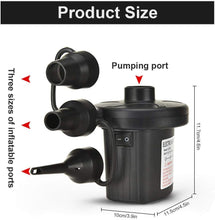 Load image into Gallery viewer, Hamkaw Portable Air Mattress Pump Quick Fill Electric