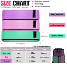 Load image into Gallery viewer, Resistance Bands Fabric Exercise Bands For Hip Legs Butt Glutes Workout