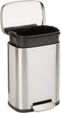 Amazon Basics Smudge Resistant Trash Can Stainless Steel