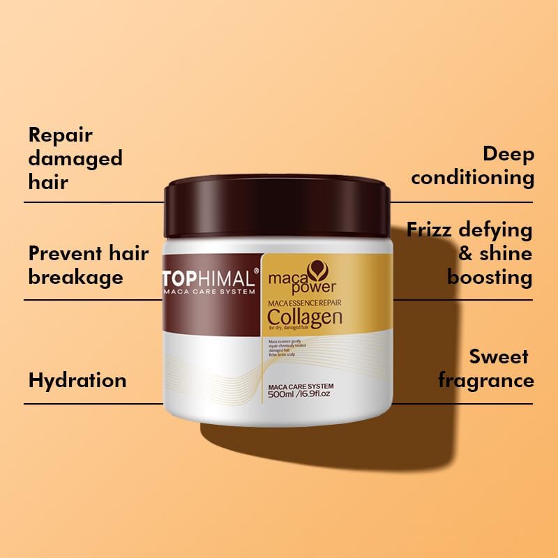 Maca Collagen Hair Treatment Mask Deep Repair