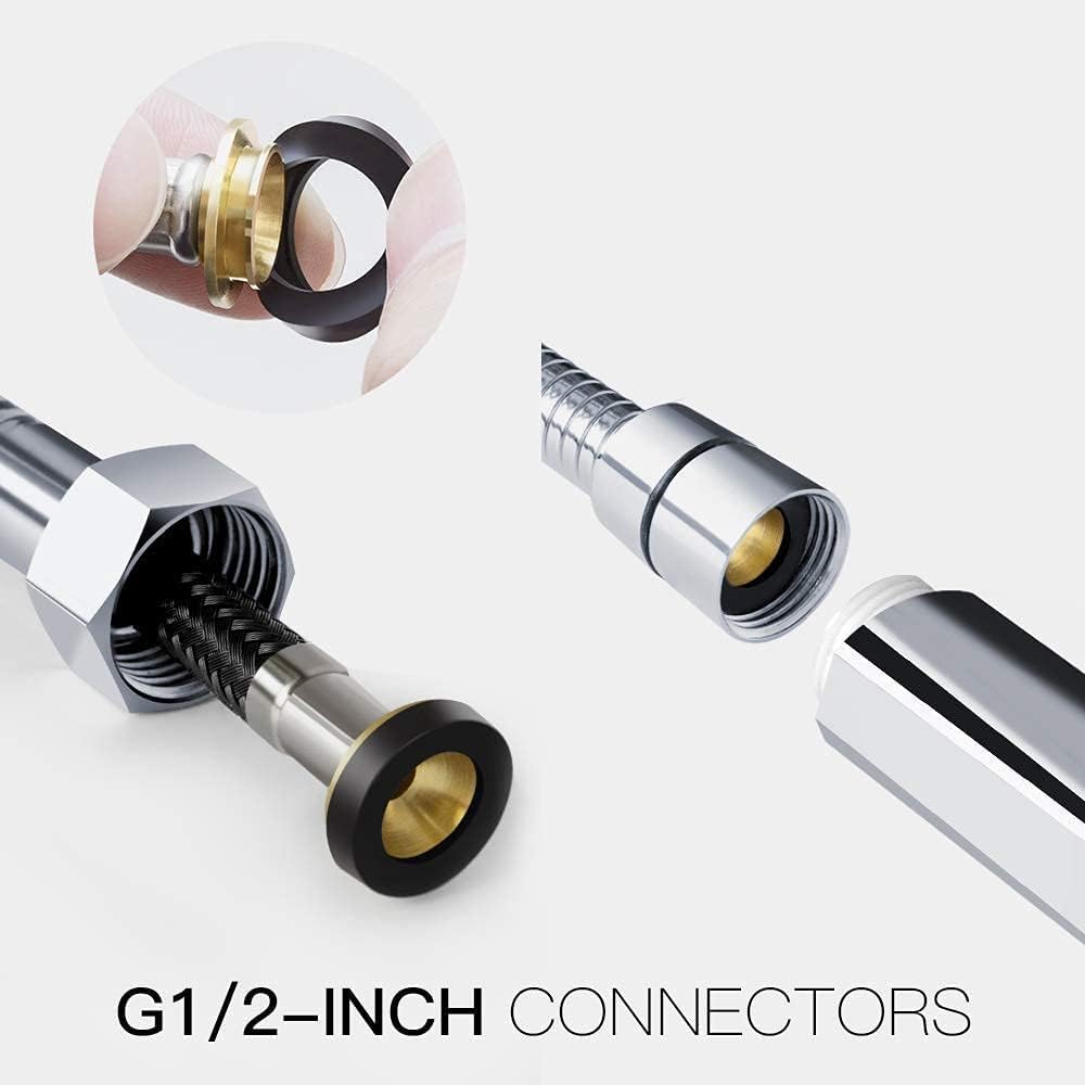 Newentor Shower Head with Hose Set and 6 Spray Modes