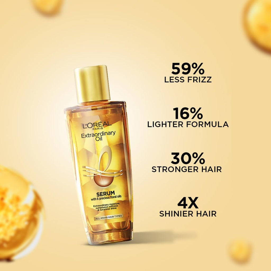 Loreal Paris Serum For Dry Flyaway Hair Rare Flower Oils