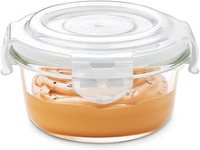 Load image into Gallery viewer, Borosil Klipn Store Round Glass Storage Container