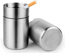 Load image into Gallery viewer, Stainless Steel Ashtray for Household Office Garden Large