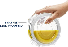 Load image into Gallery viewer, Borosil Klipn Store Round Glass Storage Container