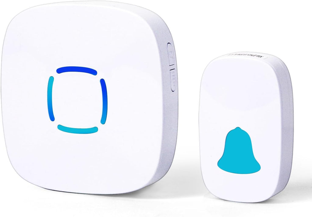 Wireless Doorbell Kit With Bells And Adjustable Volume