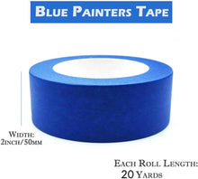 Load image into Gallery viewer, Blue Painters Tape 2 x 20 Yards Masking Tape