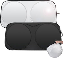 Load image into Gallery viewer, Foldable Car Windshield Sunshade Blocks UV Rays
