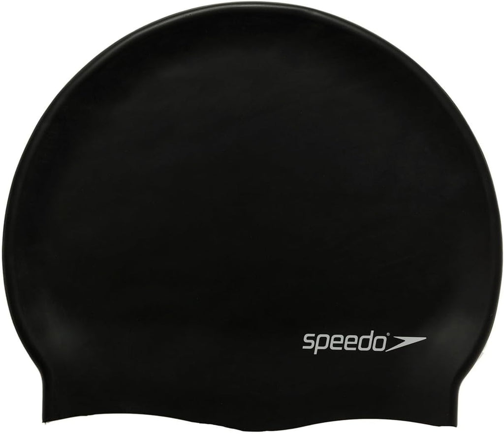 Speedo Unisex Adult Plain Flat Silicone Swimming Cap