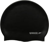 Speedo Unisex Adult Plain Flat Silicone Swimming Cap