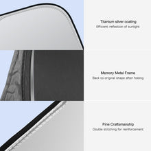 Load image into Gallery viewer, Foldable Car Windshield Sunshade Blocks UV Rays