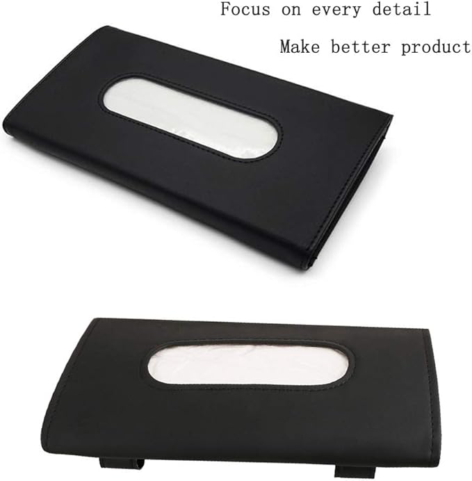 Leather Premium Napkin Tissue Holder For Car Backseat