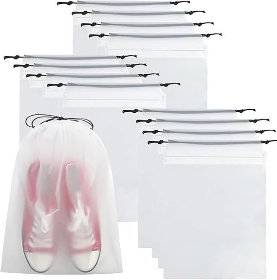 Shoe Bags for Travel Transparent Organizers Pouch