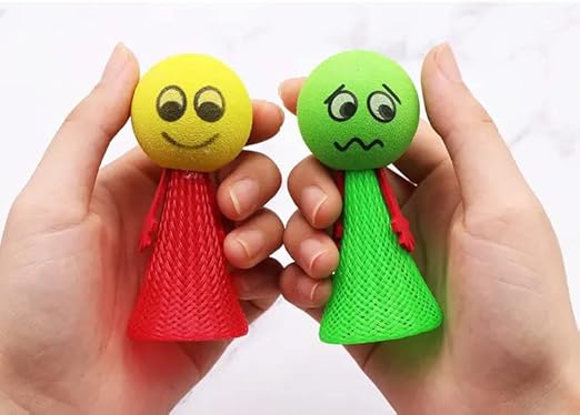 Jumping Spring Toys Colorful for Kids Birthday Party