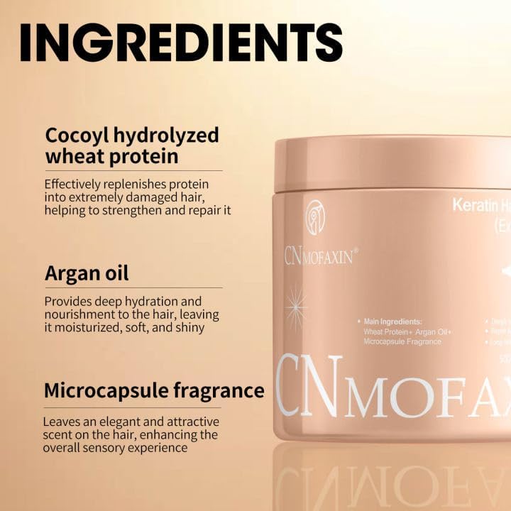 Keratin Hair Mask Deep Conditioner Hydrating Repair