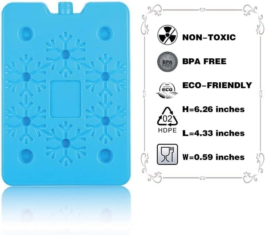 Valuxe Lunch Box Ice Packs BPA-Free Reusable Keep Foods Chill