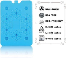 Load image into Gallery viewer, Valuxe Lunch Box Ice Packs BPA-Free Reusable Keep Foods Chill