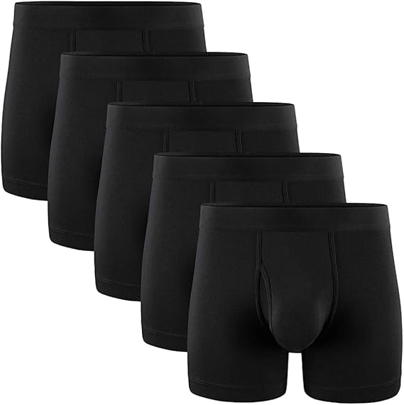 Mens Boxer Shorts Soft Cotton Breathable Underwear Boxer Briefs
