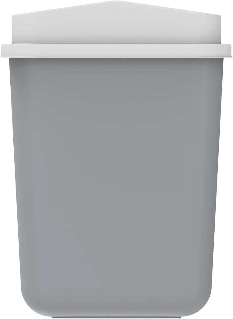 Cosmoplast Swivel Waste Bin Pearl Grey