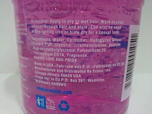 Eco Style Curl and Wave Styling Gel Firm Hold Hair