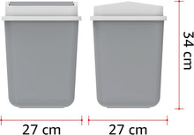 Load image into Gallery viewer, Cosmoplast Swivel Waste Bin Pearl Grey