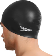 Load image into Gallery viewer, Speedo Unisex Adult Plain Flat Silicone Swimming Cap