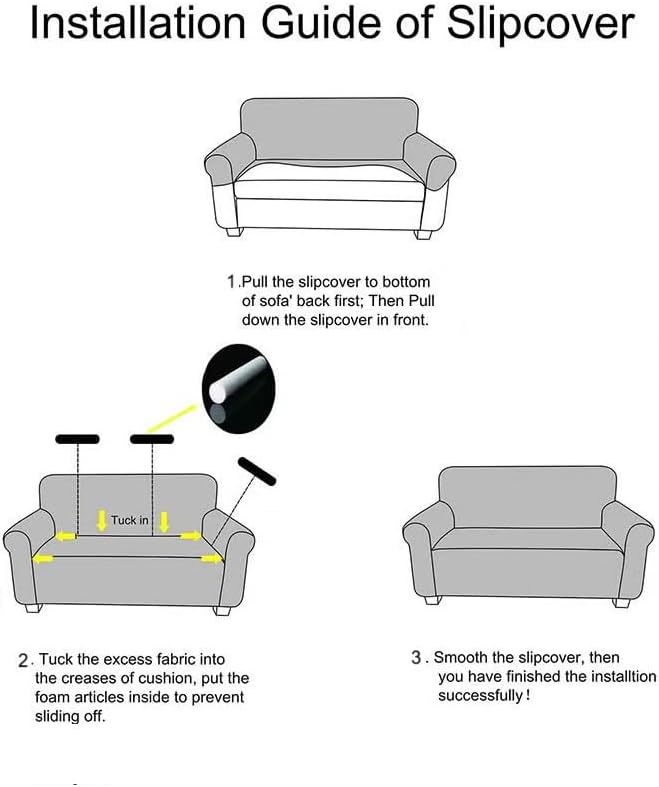 Fabienne High Stretch Sofa Cover Soft Fabric Couch Protector