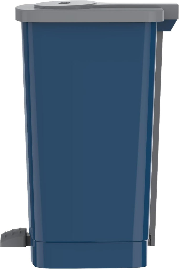 Cosmoplast Step On Waste Bin Pearl Blue