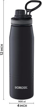 Load image into Gallery viewer, Borosil Stainless Steel Hydra Gosports Vacuum Insulated Flask