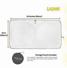 Load image into Gallery viewer, Kinder Fluff Car Windshield Sun Shade Blocks UV Rays