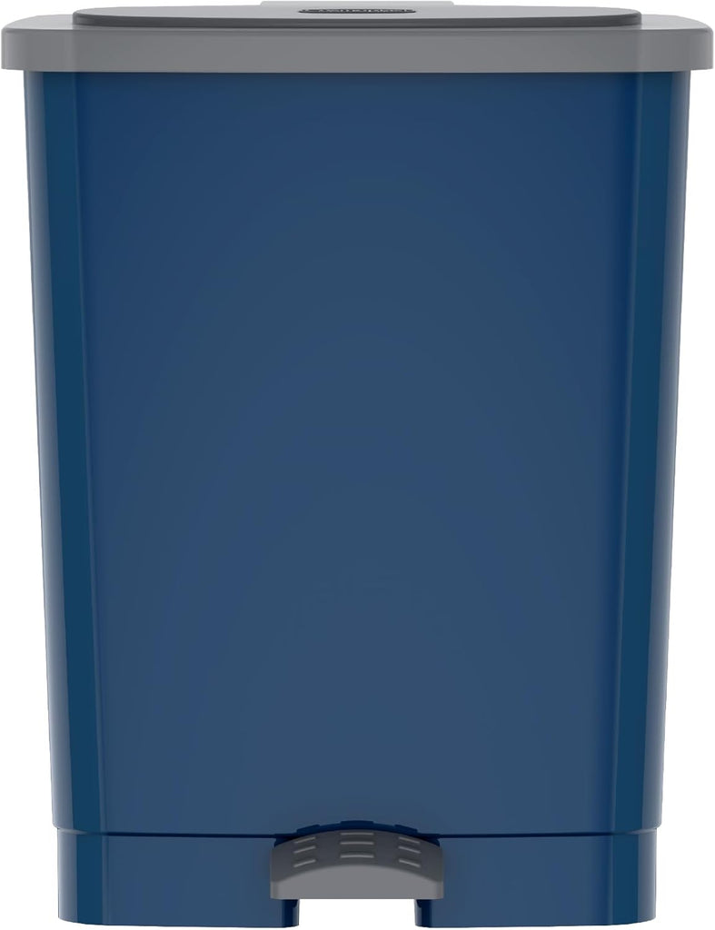 Cosmoplast Step On Waste Bin Pearl Blue