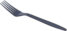 Load image into Gallery viewer, EZUK Plastic Black Fork HEAVY DUTY 50 Pieces