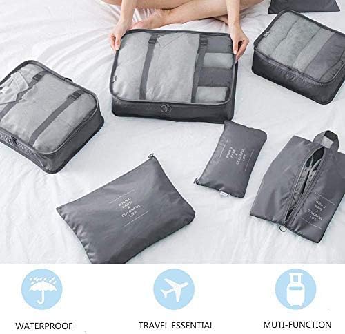 AISONBO Travel Luggage Organizer Packing Cubes Set
