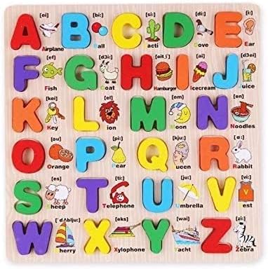English Alphabet Wooden Jigsaw Puzzle Educational Toy