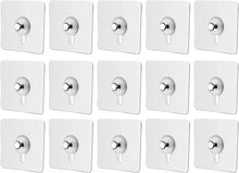 Load image into Gallery viewer, Adhesive Wall Hooks Heavy Duty Self Sticking Hangers