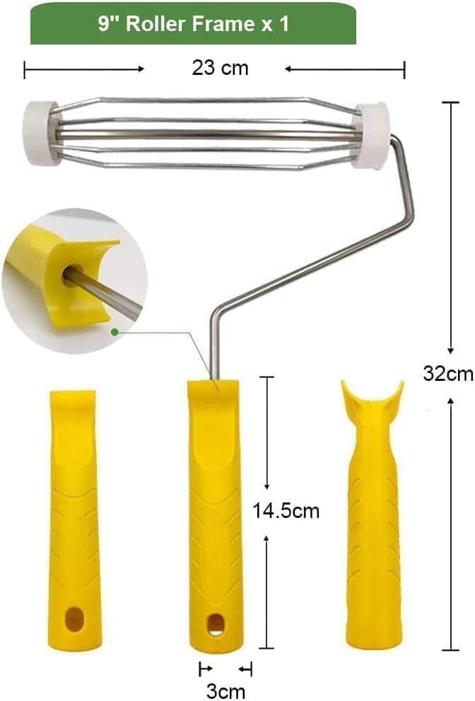 Paint Roller Set for Walls and Ceilings Painting Supplies