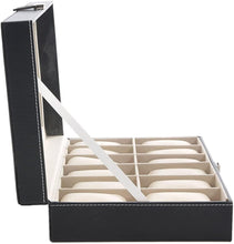 Load image into Gallery viewer, Leather Watch Display Case Jewelry Storage Organizer Box Holder