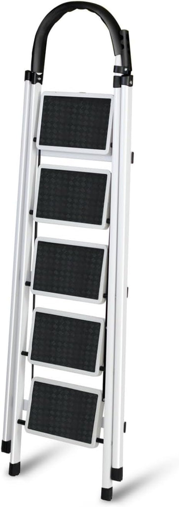SKY-TOUCH Foldable Ladder Steps Home Folding Stool